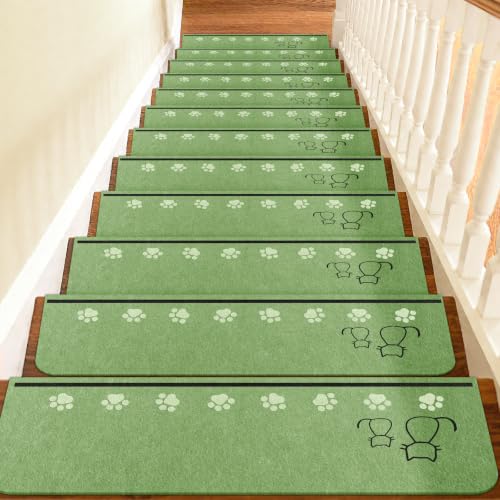 Non Slip Stair Treads for Wooden Steps Indoor