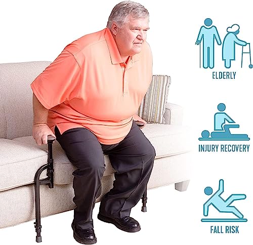 EZ Stand-N-Go, Adjustable Standing Mobility Aid, Chair Assist Grab Bars