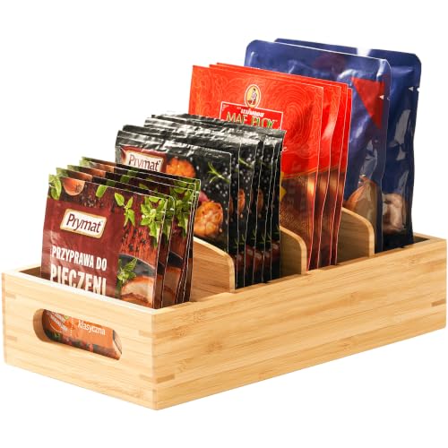 Food Container Organizer for Kitchen Cabinet Drawer