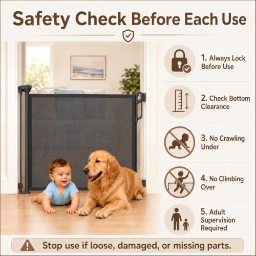 Retractable Baby Gate