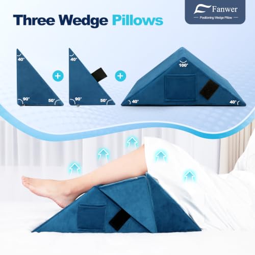Positioning Wedge Pillow for Side Sleeping