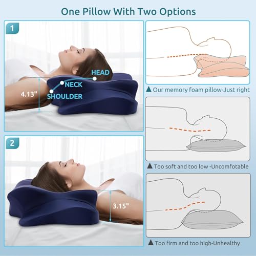 Cervical Pillow for Neck and Shoulder Pain Relief