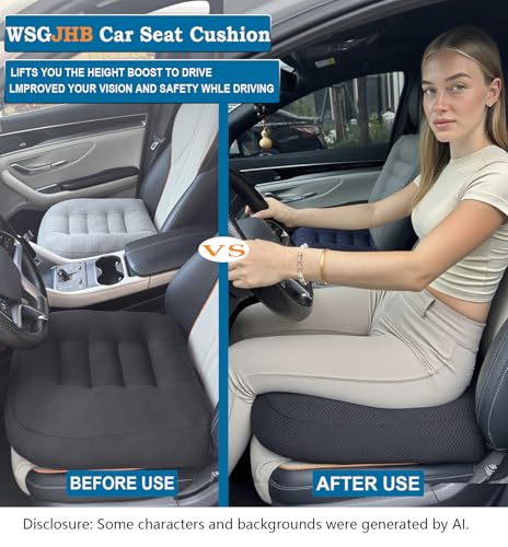 Car Booster Seat Cushion Posture Cushion Portable Breathable Mesh