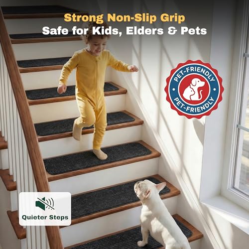 Carpet Stair Treads for Wooden Steps