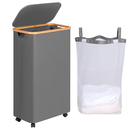 Laundry Basket with Wheels