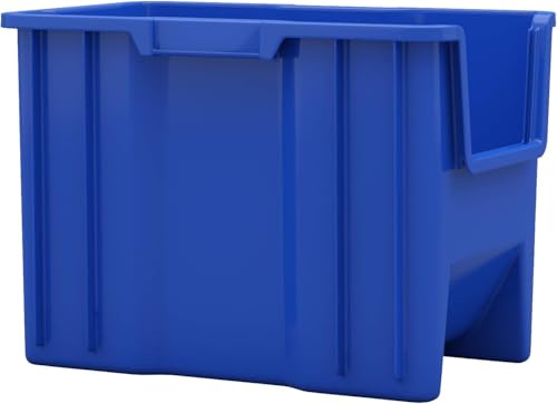 1301 Stak-N-Store Heavy Duty Stackable Open Front Plastic Storage Container Bin