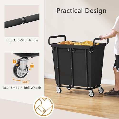 Laundry Sorter with Wheels
