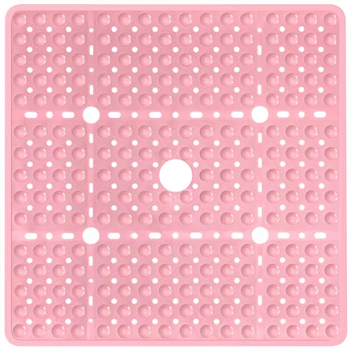 Large Square Shower Mat Non Slip 27 x 27 Inch