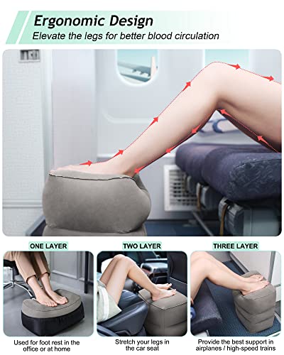 Inflatable Foot Rest Pillow