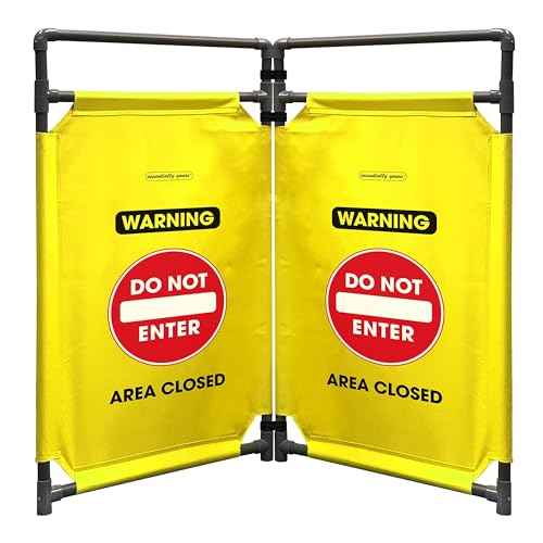 Do Not Enter" Foldable Safety Barricade