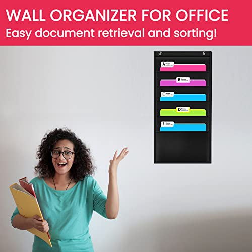 Heavy Duty Storage Pocket Chart for Classroom and Office