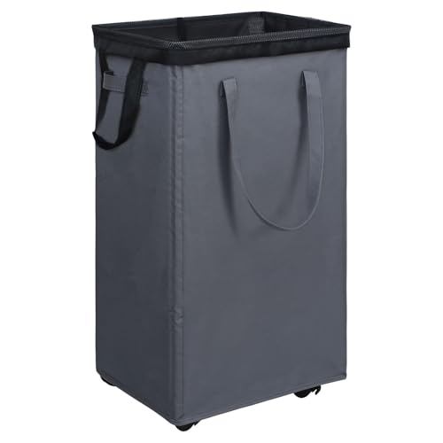 Rolling Laundry Basket Hamper on Wheels