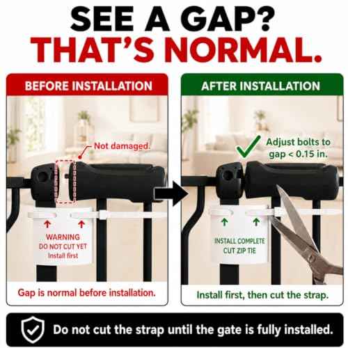 Extra Wide Auto Closing Baby Safety Gate for Stairs & Doorways
