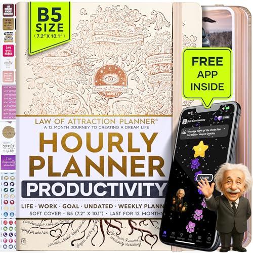 Life Planner Deluxe Undated Planner Weekly and Monthly Manifestiing Journal