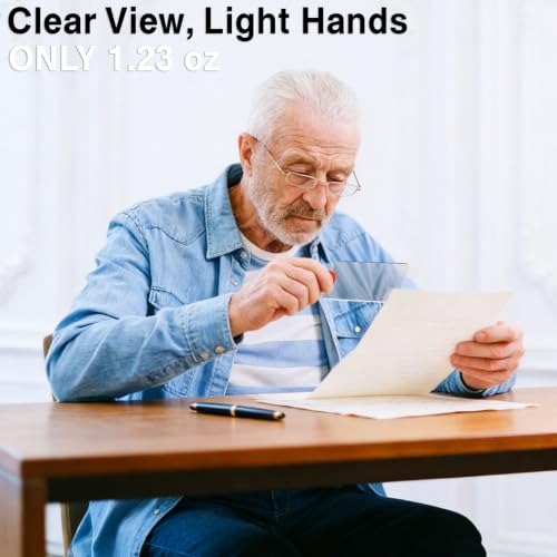 2 PCS 3X Leather Credit Card Magnifying Glass Fresnel Lens Large Area Wallet Page Pocket Magnifier Card Fire Starter