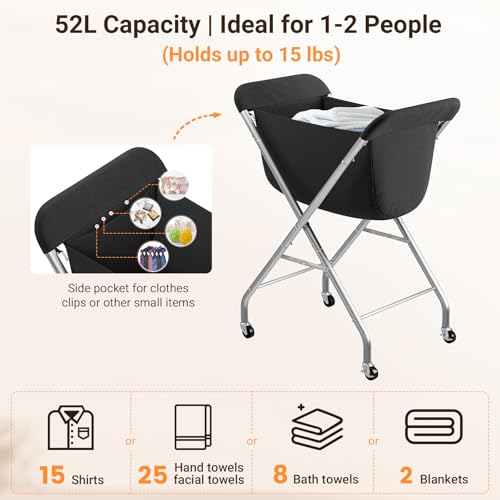 Laundry Cart with Wheels
