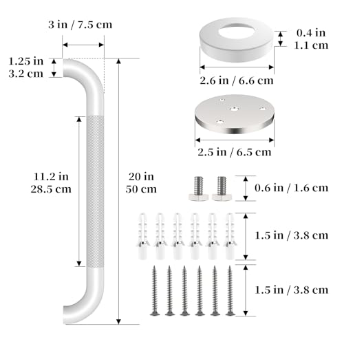 1 Pack Shower Grab Bar w