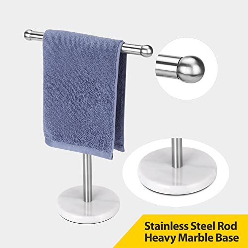 Hand Towel Holder Stand with Heavy Stainless Steel Base