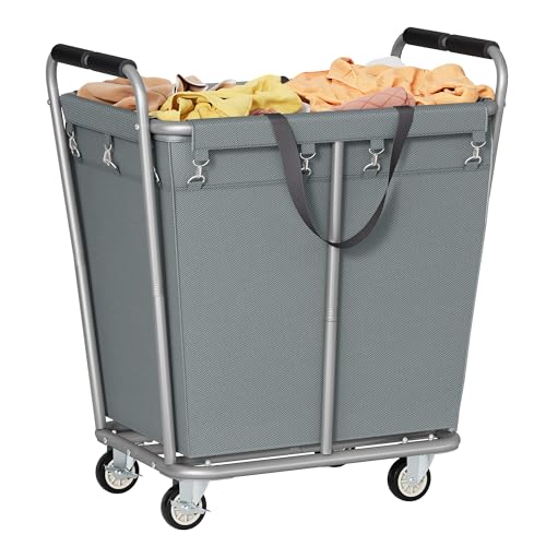 Large Laundry Cart with Wheels