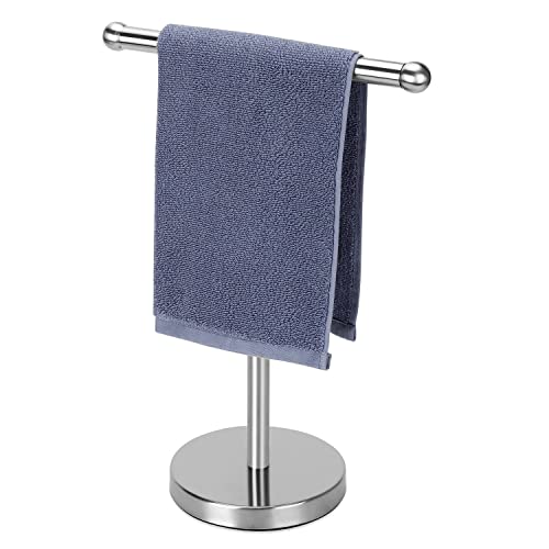Hand Towel Holder Stand with Heavy Stainless Steel Base
