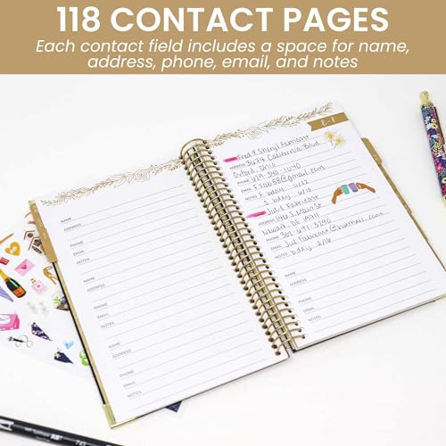 Hardcover Contacts Address Books