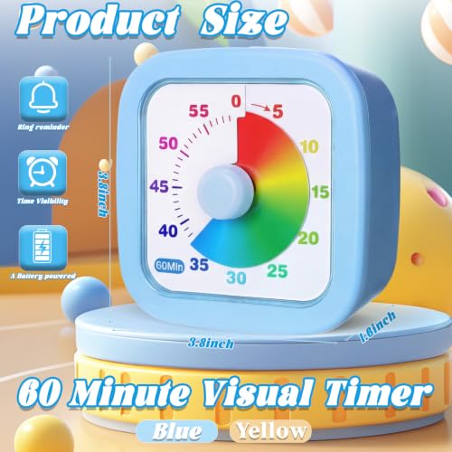 2 Pack Visual Timer 60 Minute