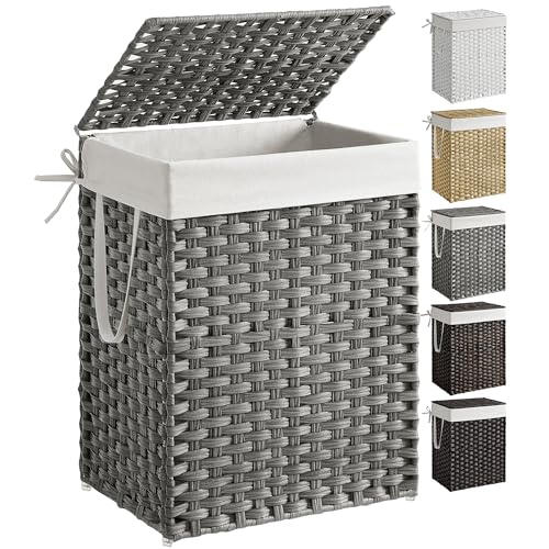 Slim Laundry Hamper with Lid