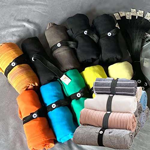 20pcs Adjustable Elastic Clothes Strap for Closet