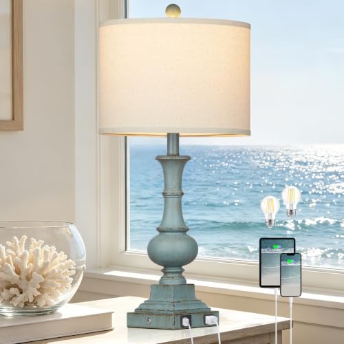 Rustic Table Lamps Set of 2