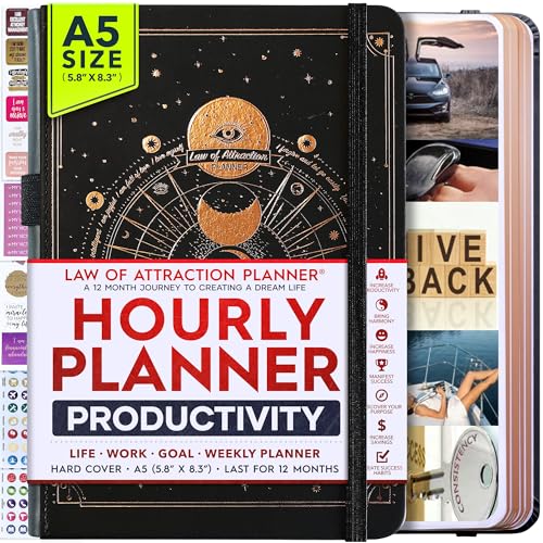 Life Planner Deluxe Undated Planner Weekly and Monthly Manifestiing Journal
