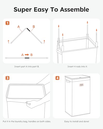 Laundry Hamper with Lid