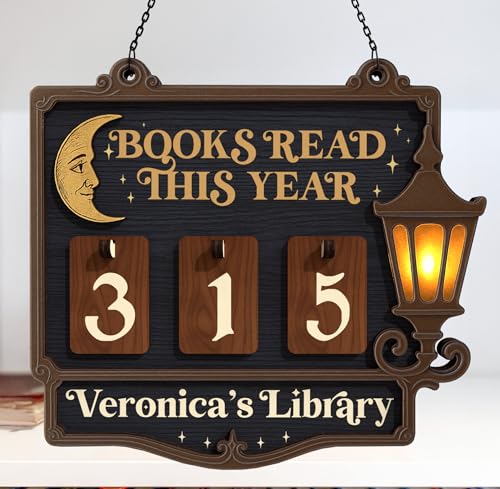 Personalized Books Read This Year Counter