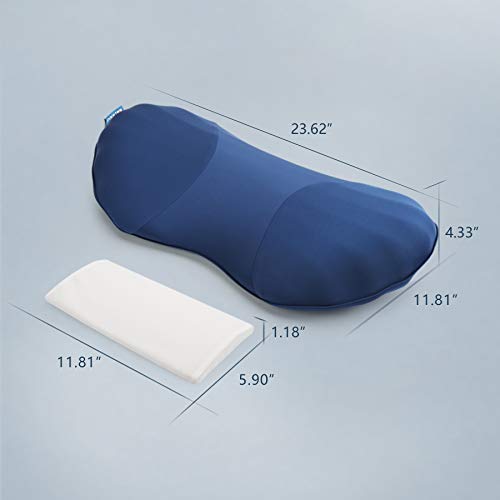 Adjustable Lumbar Support Pillow for Sleeping Memory Foam Back Support Pillow for Lower Back Pain Relief