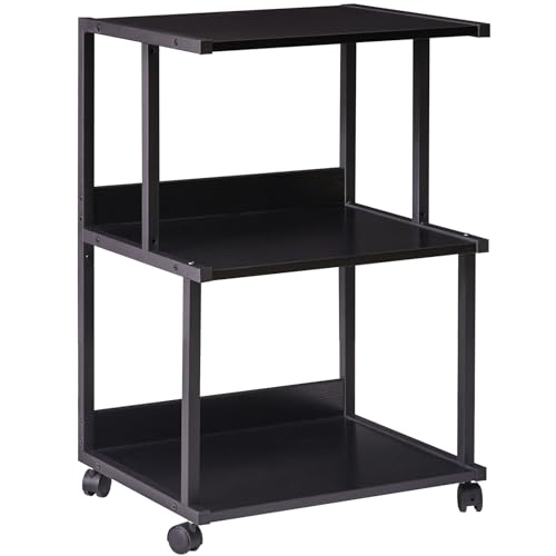 Printer Stand with Storage Shelf