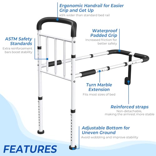 Bed Rails for Elderly Adults Safety