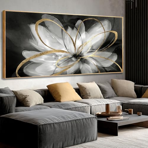 Canvas Wall Art Rustic Farmhouse Wall Decor Large Painting Black Landscape Abstract Art Kitchen Decor Men Bedroom Decor Poster Prints Mountain Huge Pictures