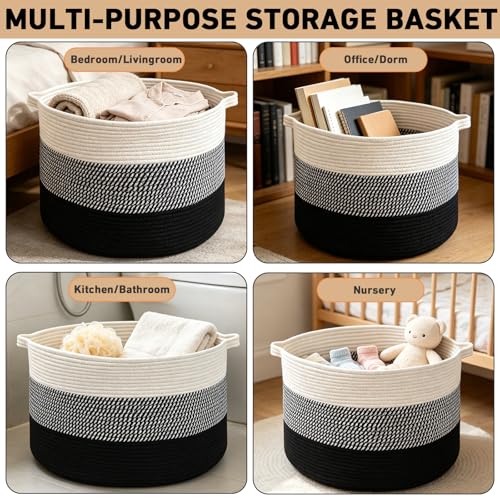 Large Storage Basket with Handle