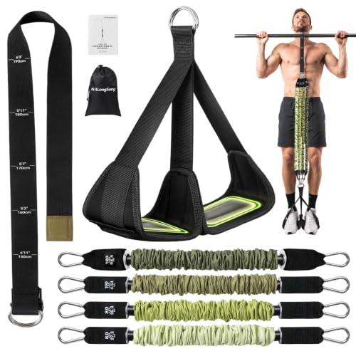 Pull Up Assistance Bands with Foot Support Pedal