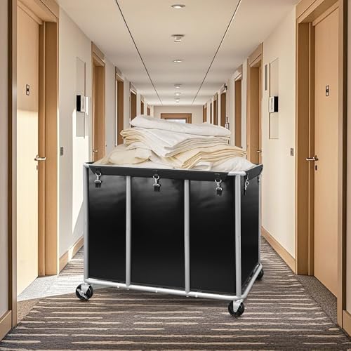 Commercial Laundry Cart with Wheels
