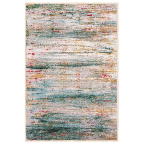 Abstrac Washable Rugs for Entryway