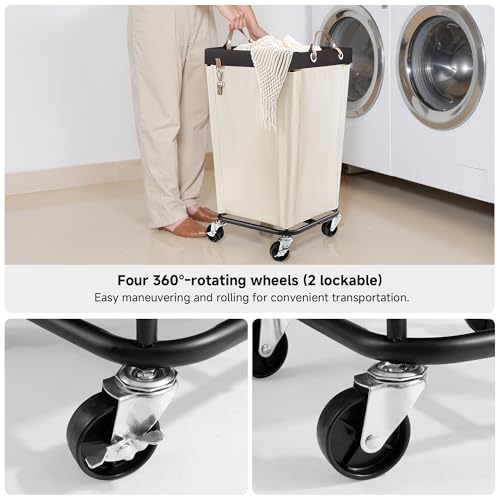 Laundry Hamper with Wheels