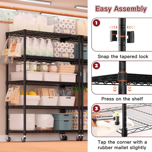 Wire Shelving 0512 Wire Shelving Black May