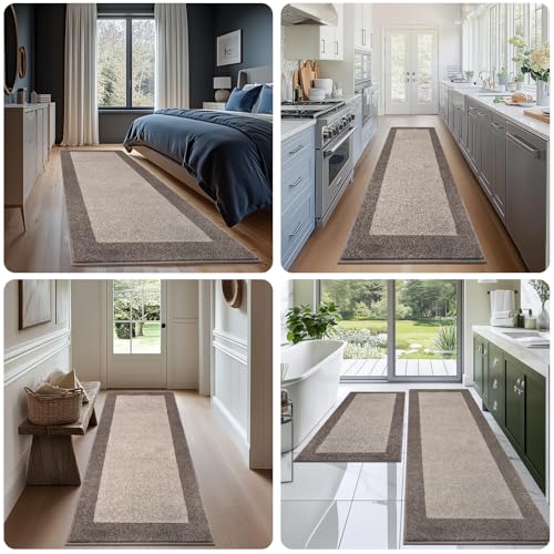 Kitchen Rug Absorbent Runner Rug for Hallway