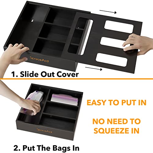 Bag Storage Organizer for Kitchen Drawer