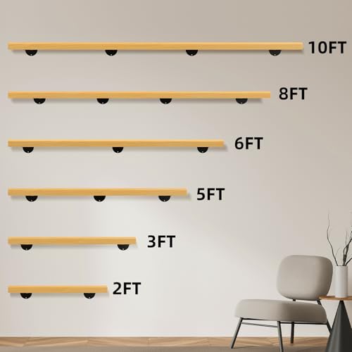 Wooden handrail