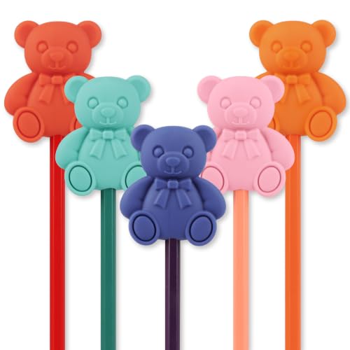5 Pack Chewable Pencil Toppers for Sensory Kids