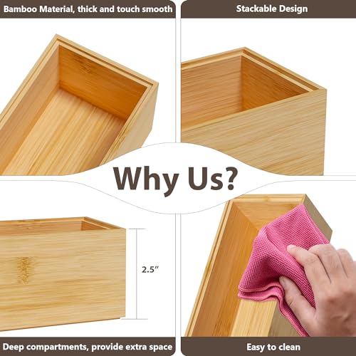 Kitchen Drawer Organizer Bins