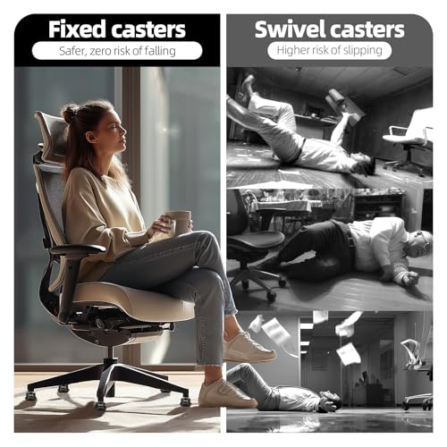Bell Glides Replacement Office Chair or Stool Swivel Caster Wheels
