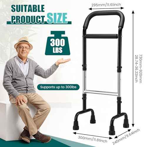 Walking Cane Standing Aid Adjustable Stand Assist Aid
