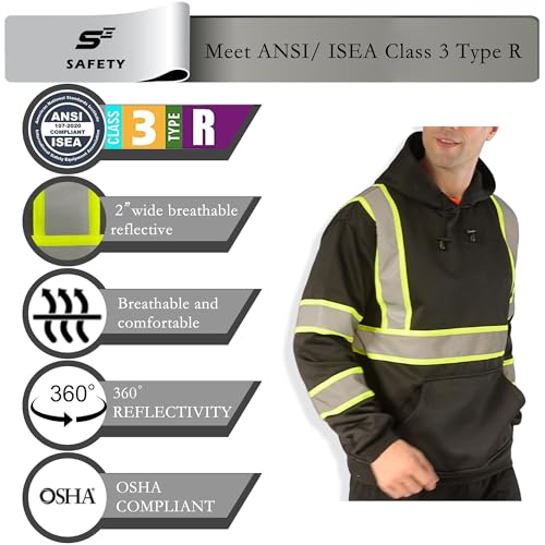 Class 3 High Visibility Sweatshirt for Men